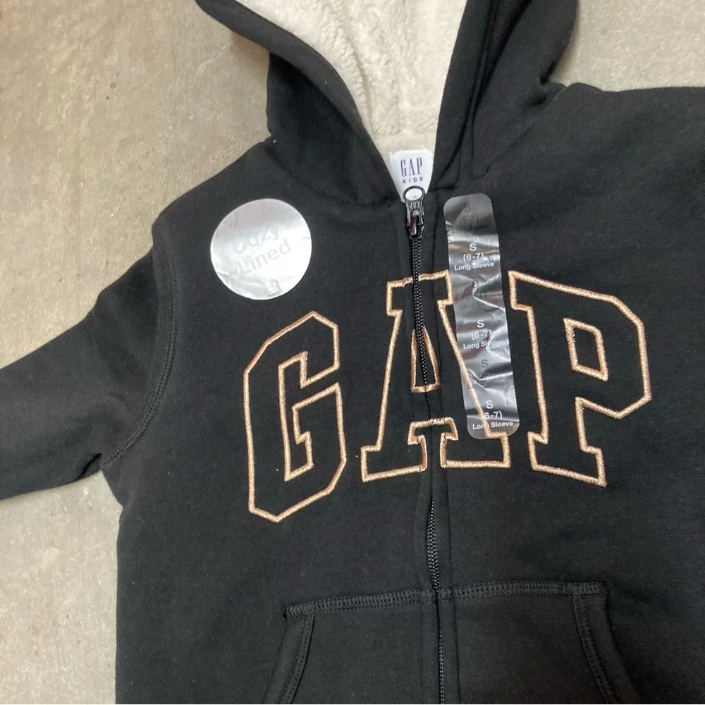 GAP Kids Logo Sherpa Hoodie and Jeans